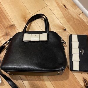 Kate Spade matching bowling bag and wallet